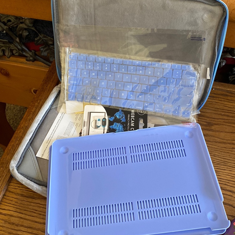 Mac air 13” case compatible with hard shell, keyboard cover